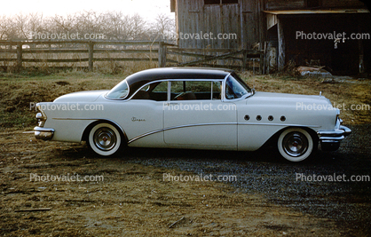 1955 Buick Century, car, automobile, two-door sedan, 1950s