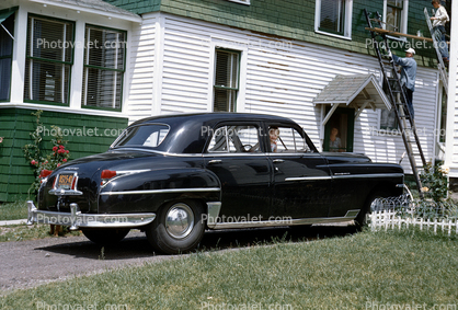 1949 Chrysler New Yorker, 4-door sedan, cottagecore, 1953, 1950s