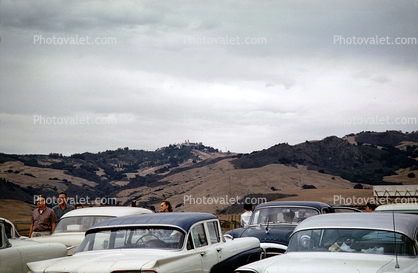 Parked Cars, Ford, California, August 1959, 1950s
