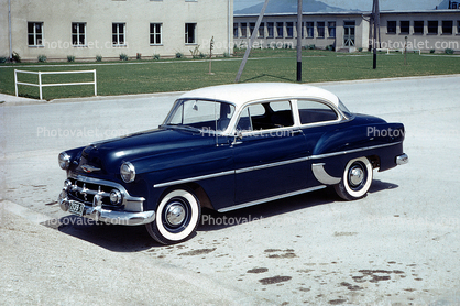 1953 Chevrolet DeLuxe 210, two-door coupe, car, 1953, 1950s