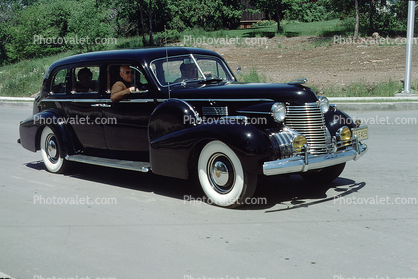 1940 Cadillac, car, limo, 1940s