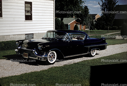 1959 Cadillac, car, whitewall tires, Dagmar Bumps, 1950s