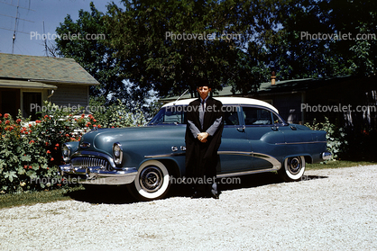 1953 Buick Special, Man, Boy, Graduation, 1950s