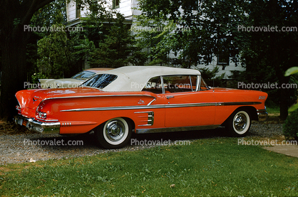 1958 Chevy Impala, Convertible, Cabriolet, 1950s