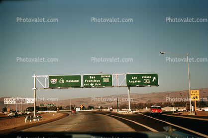Highway 101, Freeway, San Jose California, 1950s