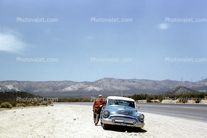 1953 Buick Roadmaster, Cajon Pass California, 1950s