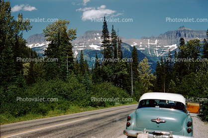 1953 Buick Roadmaster, Glacier National Park, Montana, July 1954, 1950s