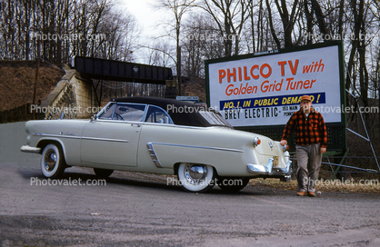 1952 Ford Crestline Sunliner, 2-Doo,r, Convertible, Philco TV, Coupe, Skippack Township