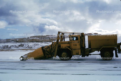 Truck Plowing Snow, Adak, May 19, 1968, 1960s
