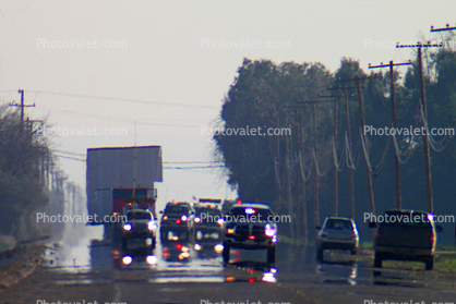 County Road 269, Oversize Load, near Lemoore and Five Points, CHP, California Highway Patrol