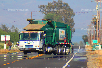 Freightliner, Garbage Truck, Dump Truck