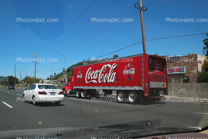 Coca-Cola Truck, Highway 101, Marin County