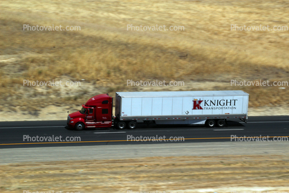 Semi Truck, Interstate Highway I-5