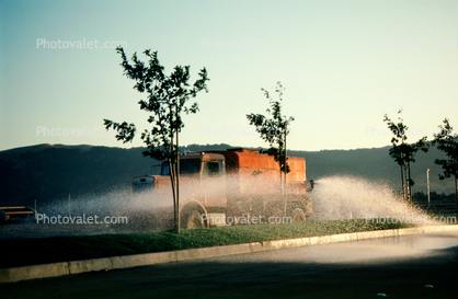 water truck, Hacienda Business Park, Pleasanton