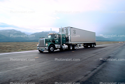 Kenworth, Semi, reefer, Semi-trailer truck