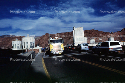 Roadway, Hoover Dam, International, Semi
