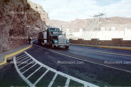 Roadway, Hoover Dam, Kenworth, Semi