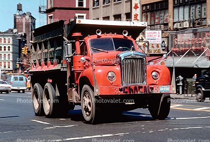 Mack, dump truck, New York City, diesel, Motor Grader, wheeled, earthmover