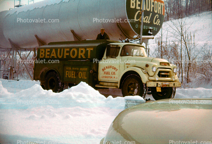 GMC Tank Truck, Beaufort Fuel Company, Livingston New Jersey, 1950s