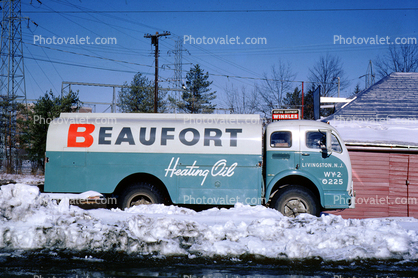 White Motor Company Tank Truck, Beaufort Fuel Company, Livingston New Jersey, 1950s