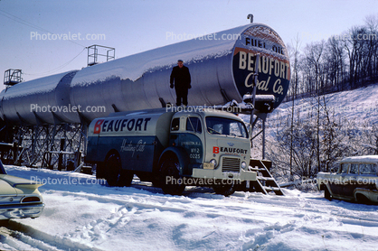 White Motor Company Tank Truck, Beaufort Fuel Company, Livingston New Jersey, 1950s