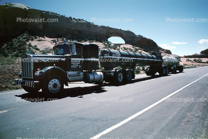 Kenworth Tanker Truck, Wilson Arch, Semi-trailer truck, Semi