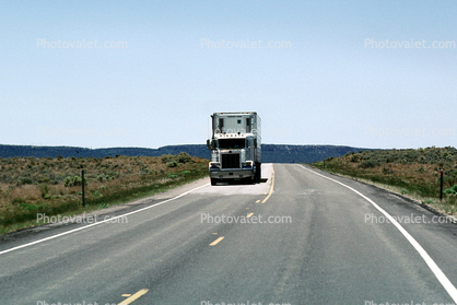 Peterbilt truck head-on, Highway, Church Rock, Semi-trailer truck, Semi