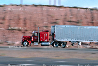 WDW Trucking Company, Kenworth, Interstate Highway I-40, Gallup