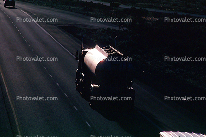 Gas, Gasoline Tanker Truck, Interstate Highway I-40, Gallup