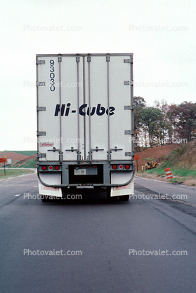 Hi-Cube, Interstate Highway I-64, Semi-trailer truck, Semi