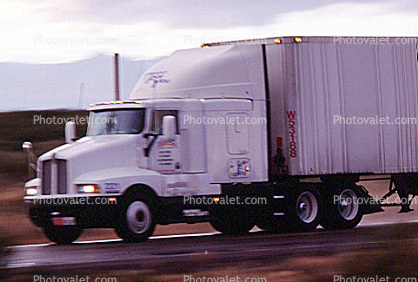 near Alamogordo, highway-54, road, Kenworth, Highway, Semi-trailer truck, Semi