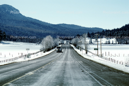 Freightliner, Car Carrier, Wolf Creek Pass, Highway 160, Road