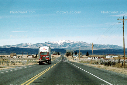 Kenworth, Panguitch, Highway-89, road, Semi-trailer truck, Semi