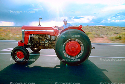 Massey-Ferguson, Tractor, Highway 191, Blanding