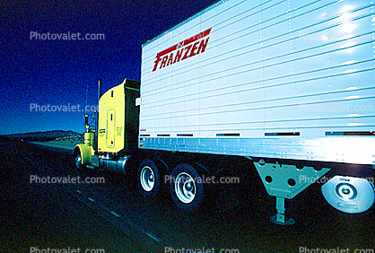 Franzen, Interstate Highway I-15, Semi-trailer truck, Semi