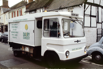 Dairy Crest, Milk Delivery Truck, Dairy, panel truck, delivery van