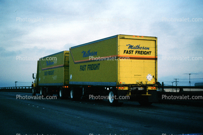 Matheson Fast Freight, Semi-trailer truck, Semi