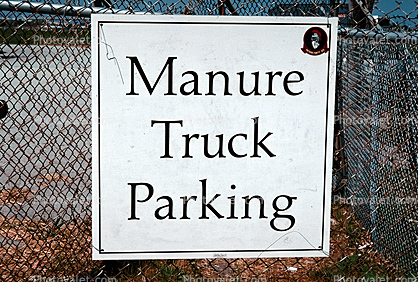 manure truck parking