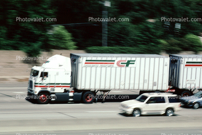 CF, Consolidated Freight, Semi-trailer truck, Semi
