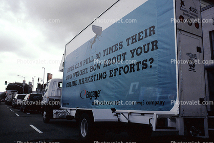 Mobile Billboard, Semi-trailer truck, Semi
