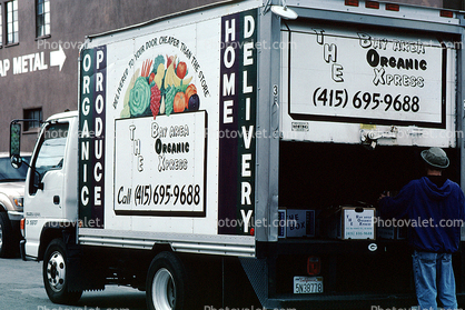 The Bay Area Organic Xpress, Home Delivery Truck, Isuzu