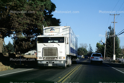 Semi-trailer truck, Semi, cabover