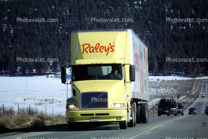 Raley's, Volvo, Semi-trailer truck, Semi