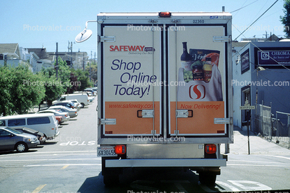 Grocery Delivery, Safeway online, Truck, Potrero Hill