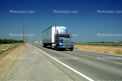 Central Valley, California, Semi-trailer truck, Semi