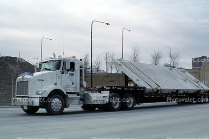 Kenworth, flatbed trailer, wide load, oversize
