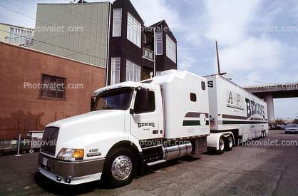 Volvo, Bekins, Moving Van, Semi-trailer truck, Semi, 44