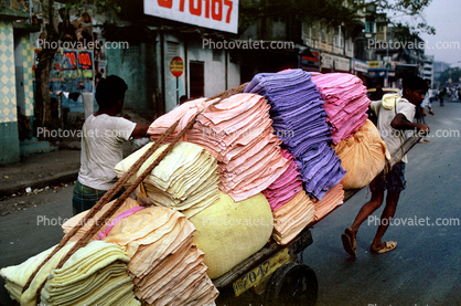 Colorful Towels, Mumbai, Bombay