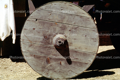 Wooden Wheel, Round, Circular, Circle, Novato