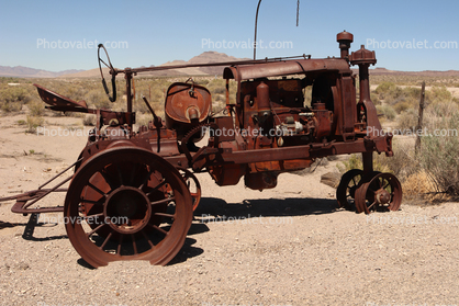Rusting Tractor in the Desert